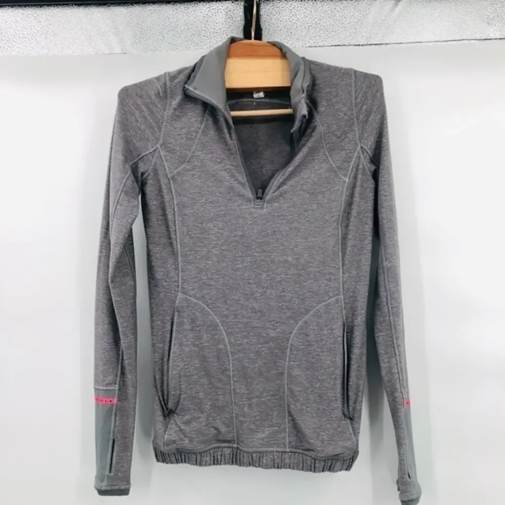 Lululemon Pullover sweatshirt gray‎ good condition #Dt